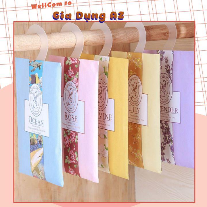 Túi thơm treo tủ quần áo nhiều mùi hương thơm tự nhiên nhẹ dịu giúp quần áo thơm lâu tiện dụng PVN17472