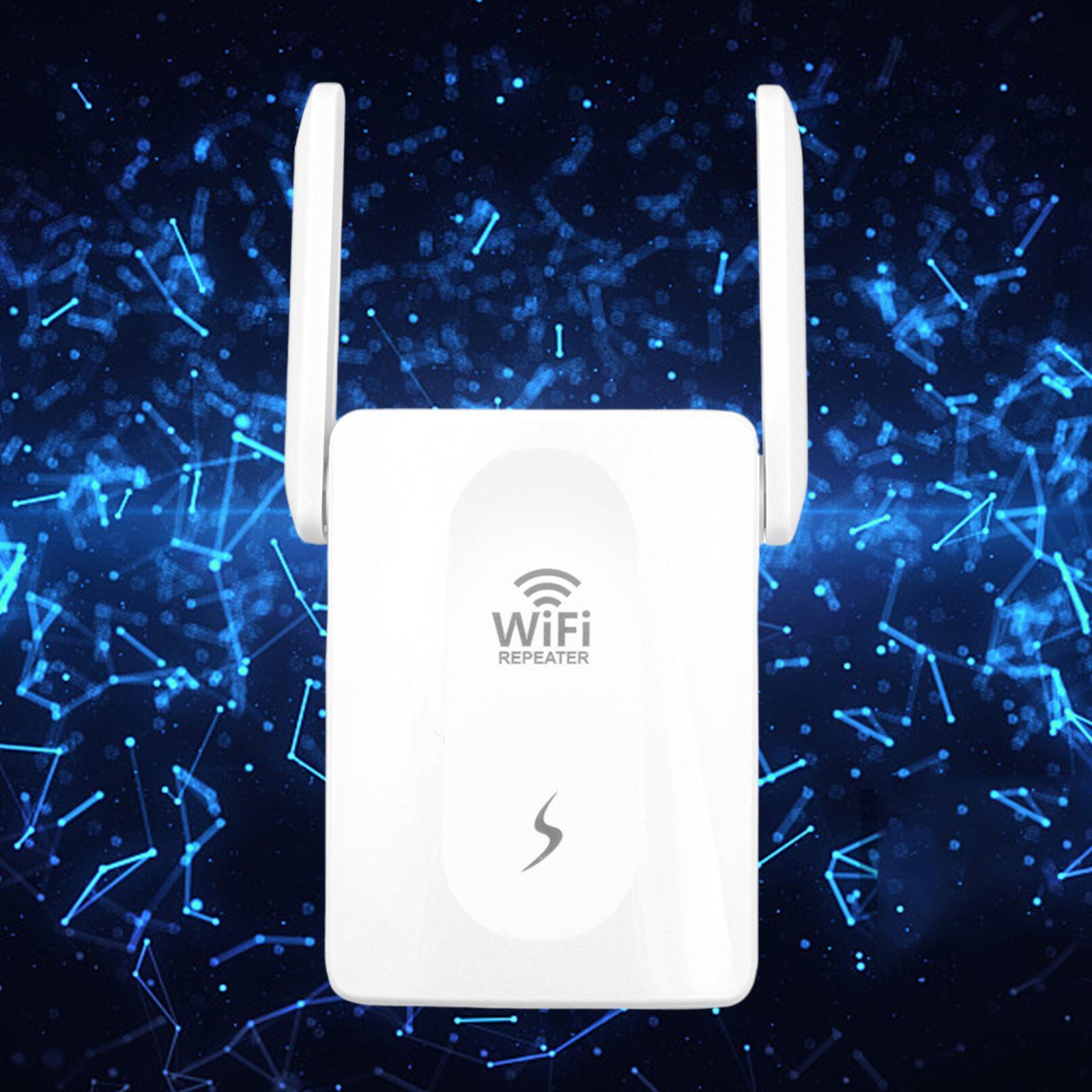 WiFi Repeater Set ,300M Amplifier Wi-Fi Expander 2 Antenna Signal Booster Household Computer Accessories Router US