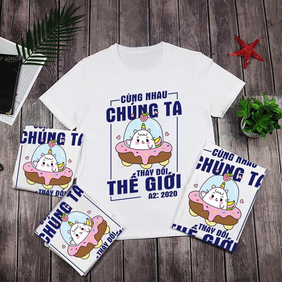 Áo Lớp - Đồng Phục - Team Work - Cùng nhau chúng ta thay đổi thế giới