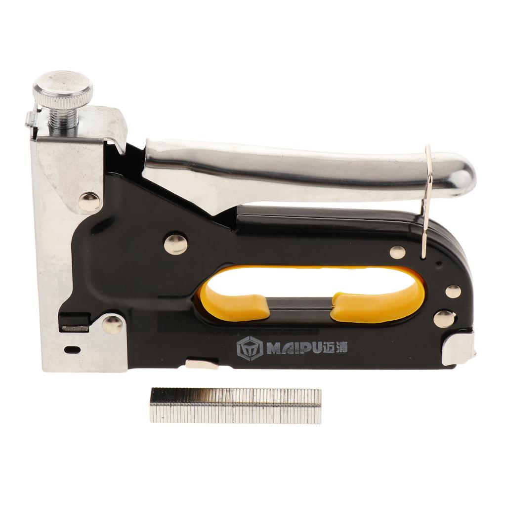 Staple Nail Gun Portable Manual Stapler Forward-Action Comfortable Grip Carbon Steel
