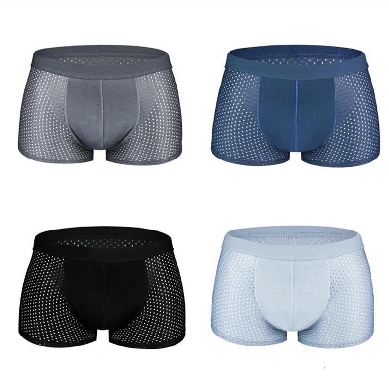 Combo 4 quần sịp đùi boxer thông hơi cao cấp dành cho nam