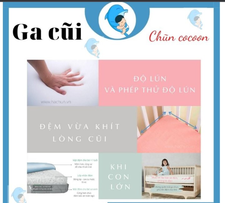 Ga Bọc Nệm Cũi Chũn Nest Mát Mịn Mềm Mại Thấm Hút Tốt An Toàn Cho Bé