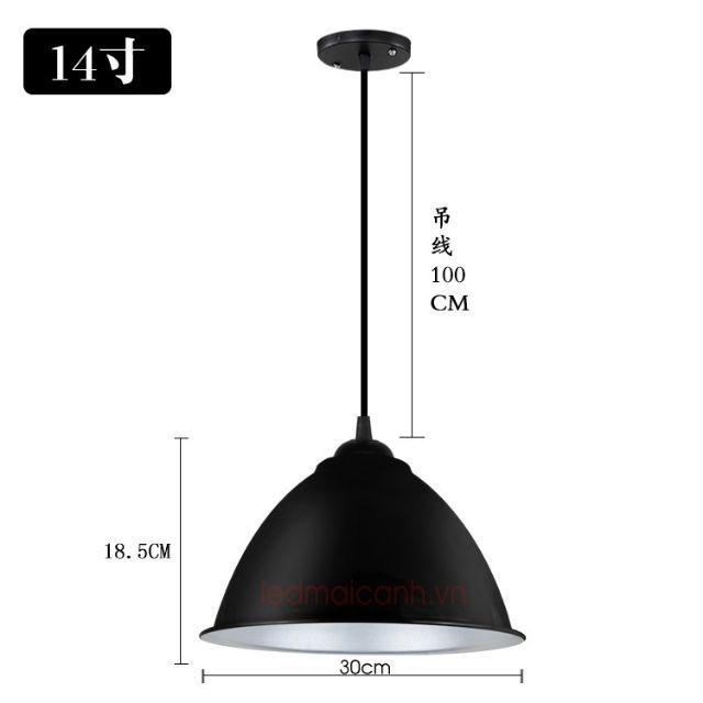 Combo 05 Đèn thả chao nhôm phi 300 hàng đẹp giá tốt