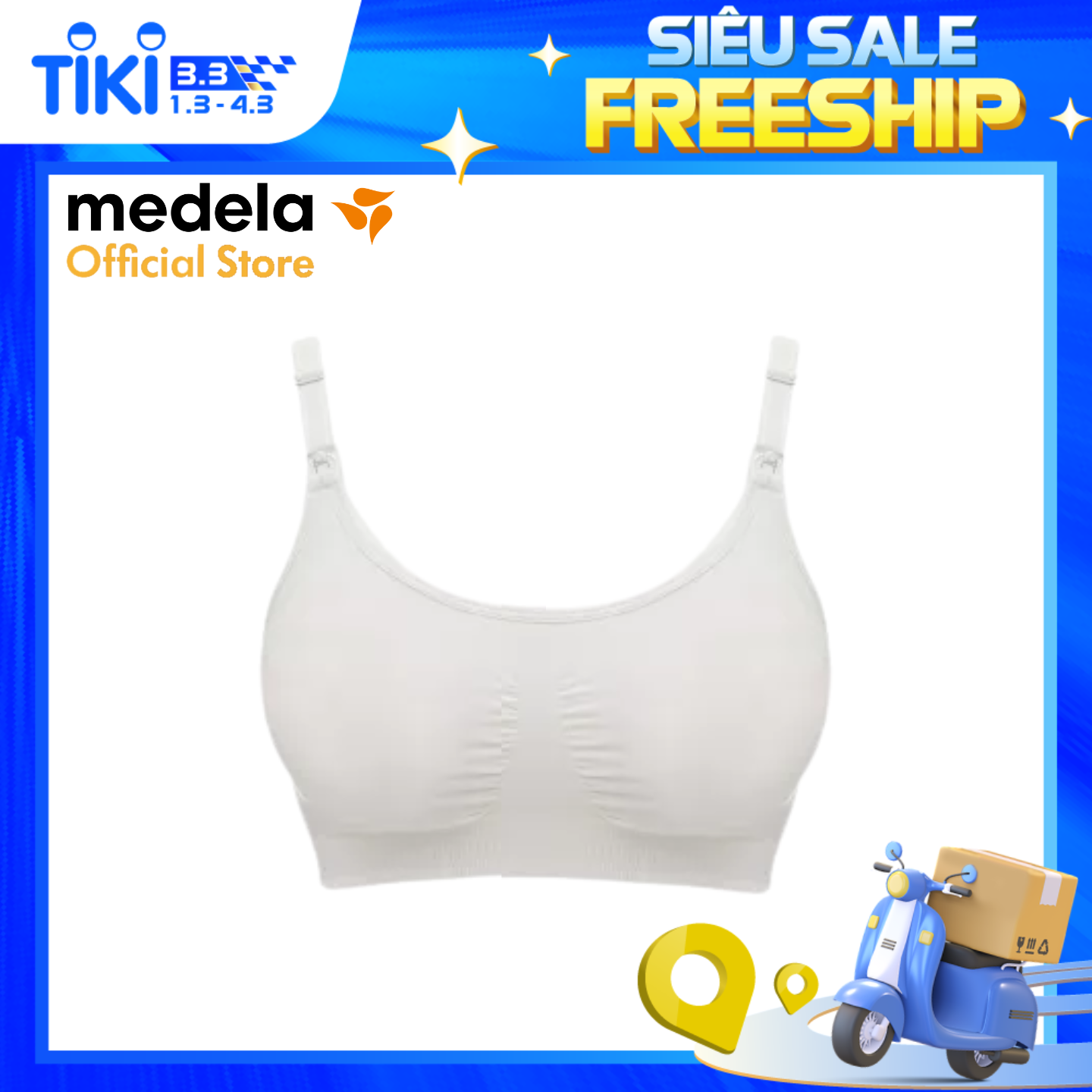 Áo lót Medela 3 in 1 Nursing &amp; Pumping Bra