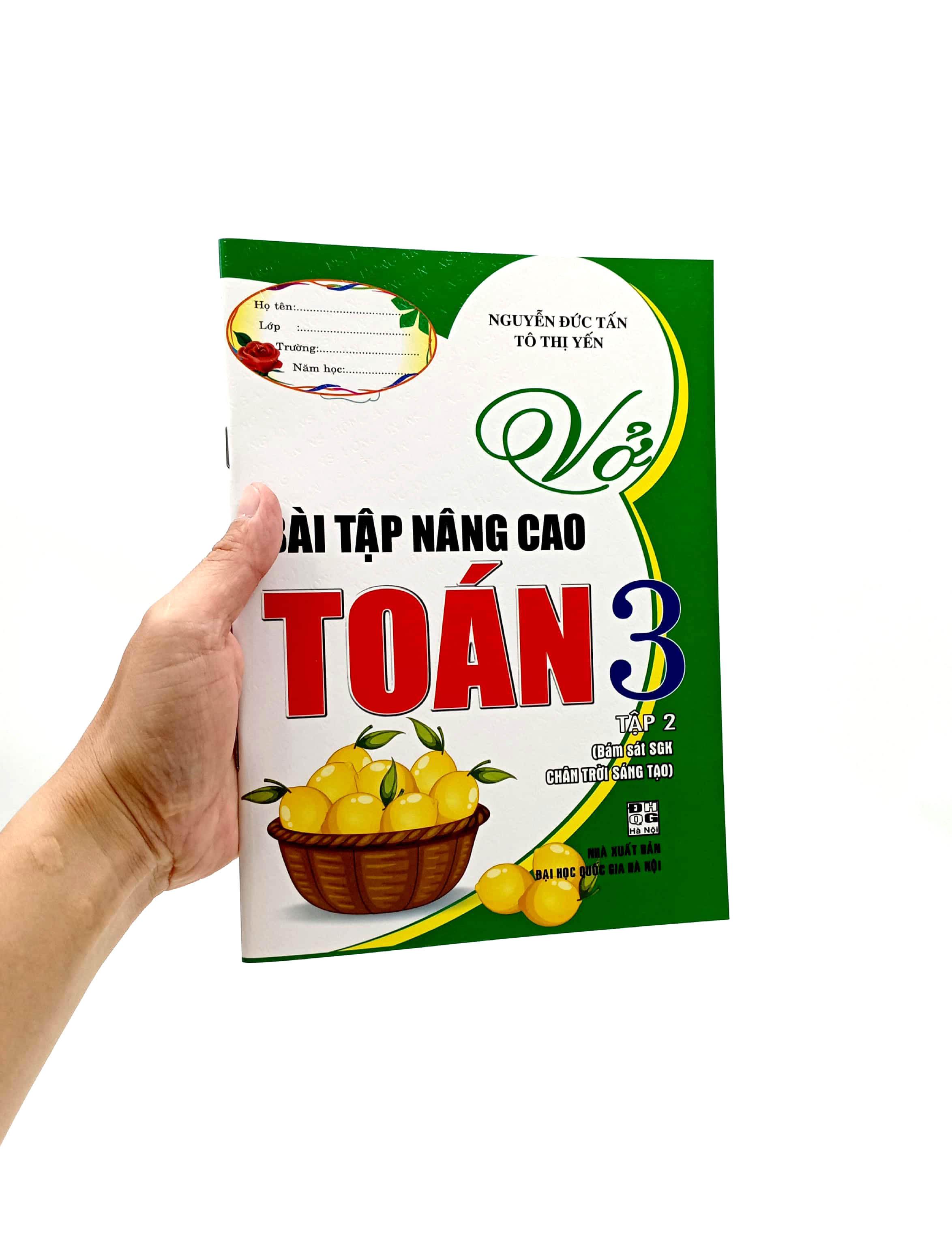 Vở Bài Tập Nâng Cao Toán 3 - Tập 2 (Bám Sát SGK Chân Trời Sáng Tạo)