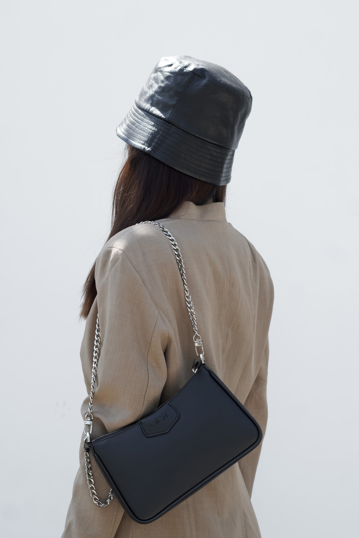 Túi Xách Nữ Kẹp Nách Dây Xích Dây Da Đeo Chéo FLORA BAG Thương Hiệu GIPSY