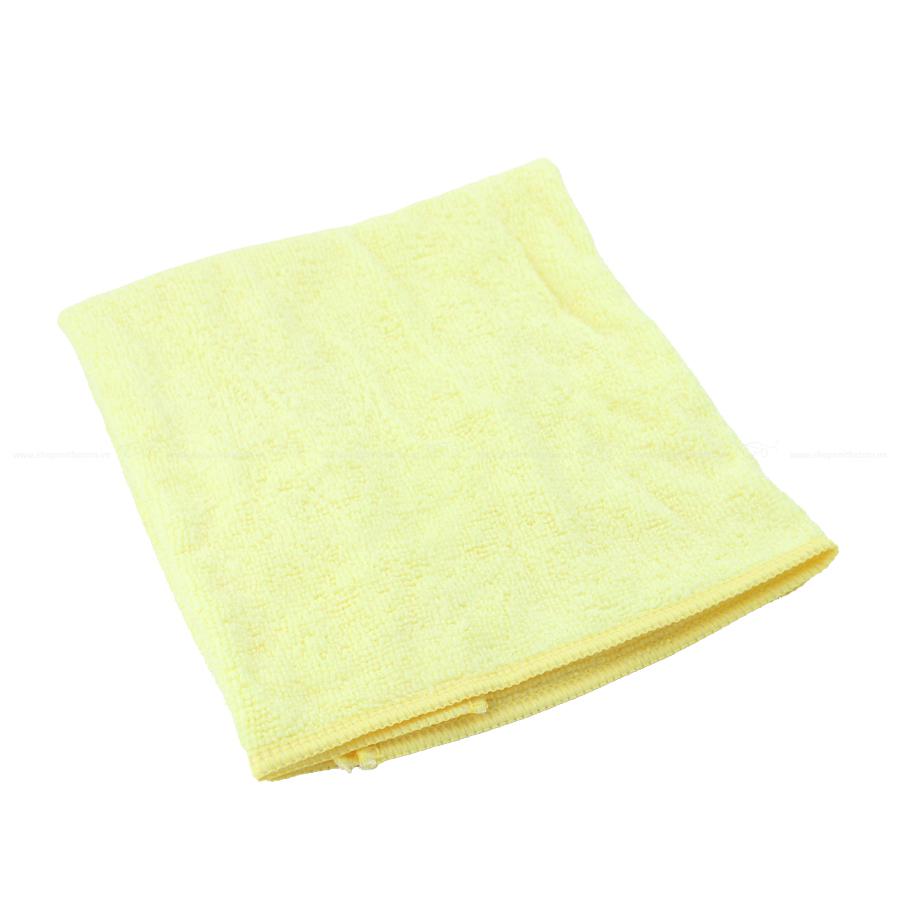 Khăn lau microfiber CIND màu vàng (40*40cm)