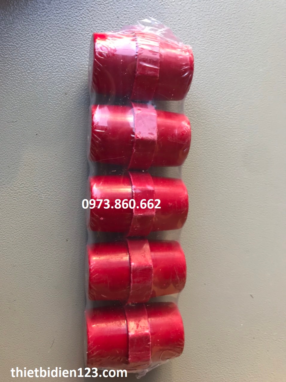 Combo 5 sứ đỏ cách điện SM 25, SM35, SM51, Sứ cách điện thanh cái
