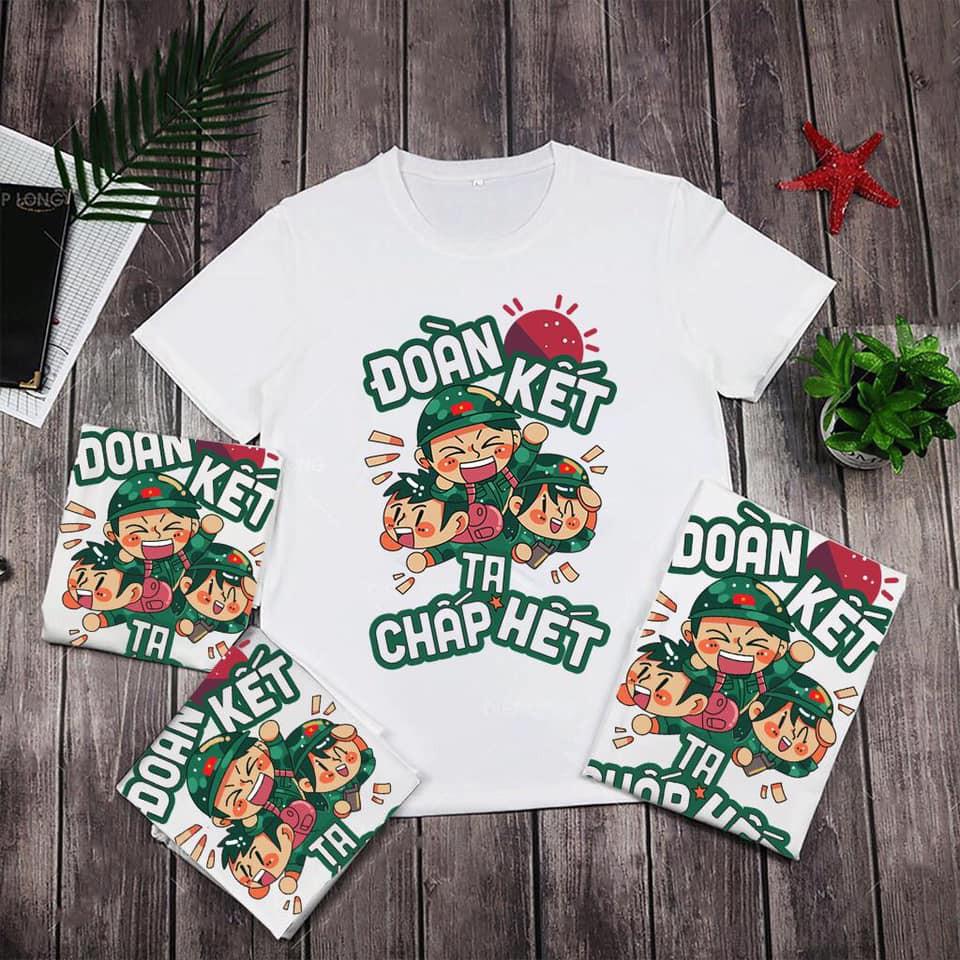 ÁO NHÓM, áo team, áo lớp, ÁO GIA ĐÌNH - Đoàn kết ta chấp hết