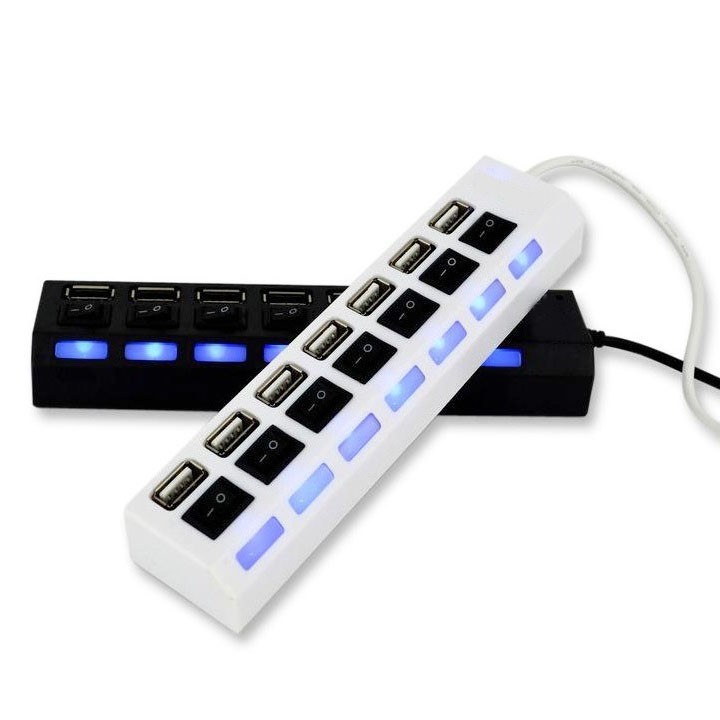 Bộ chia USB 7 cổng có công tắc