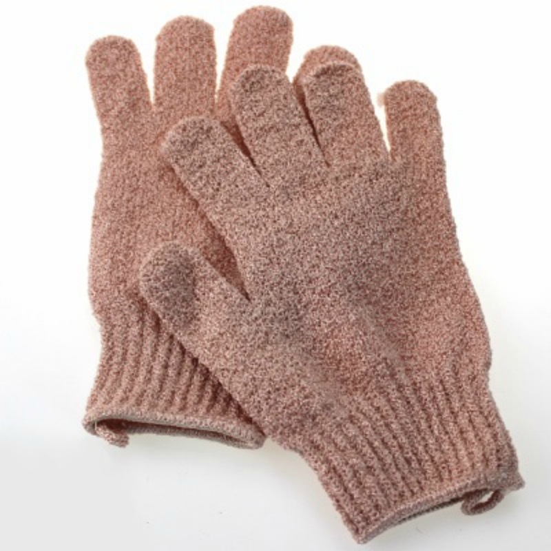 Găng tay tắm tẩy da chết cho cơ thể bằng vải nylon
