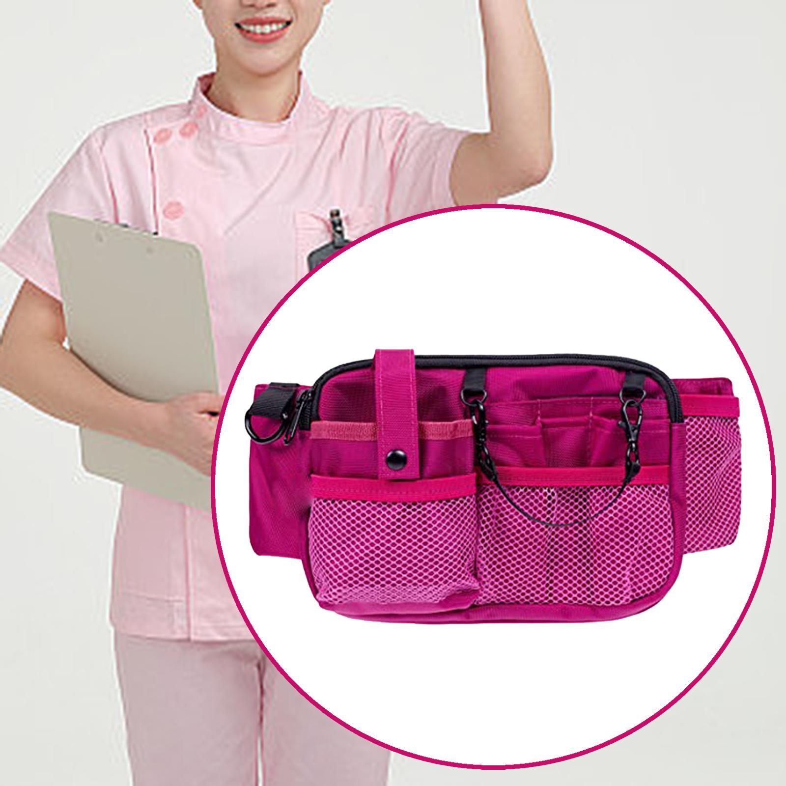 Nurse Fanny Pack, Pockets Nurse Tool Belt Pouch Nursing Bags for Work Supplies, Multi Compartment Nurse Waist Organiser Belt