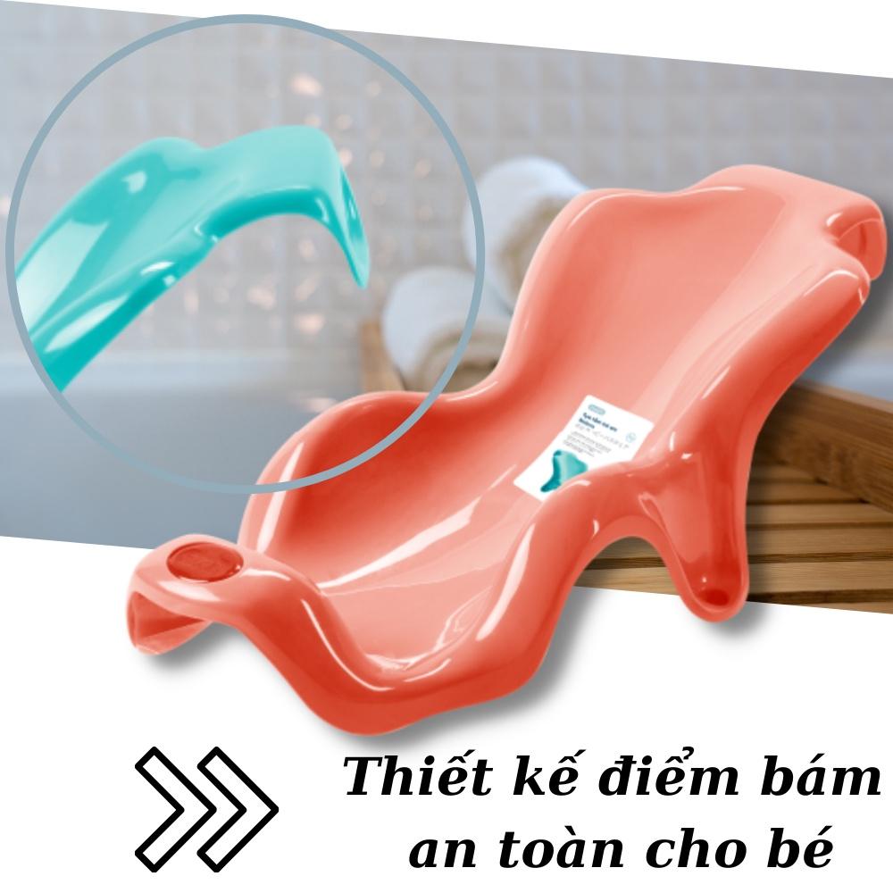 Chậu tắm Tựa Tắm Cho Bé Notoro inochi Nhật Bản Thiết Kế Chắc Chắn Chống Trượt Giúp Bé sơ sinh Thoải Mái TUATAM
