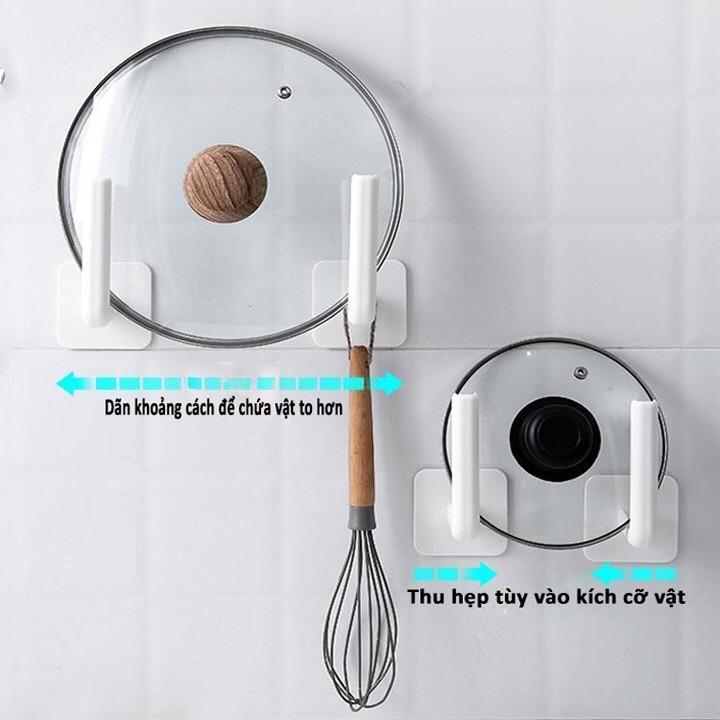 Móc treo đồ dán tường hình chữ L