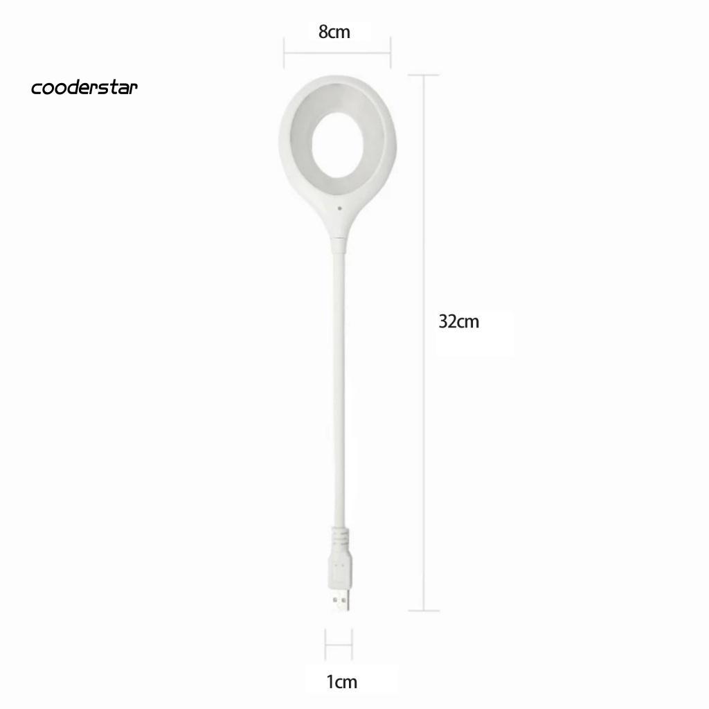 Đèn Ngủ 24 Bóng LED Hình Tròn Cổng USB