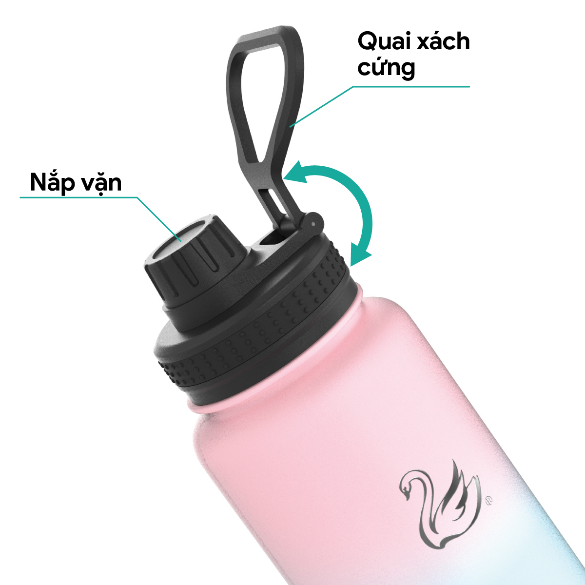 Bình Giữ Nhiệt 2GOOD FLASK WM-02 Sport Lid (946ml) - Hàng Chính Hãng