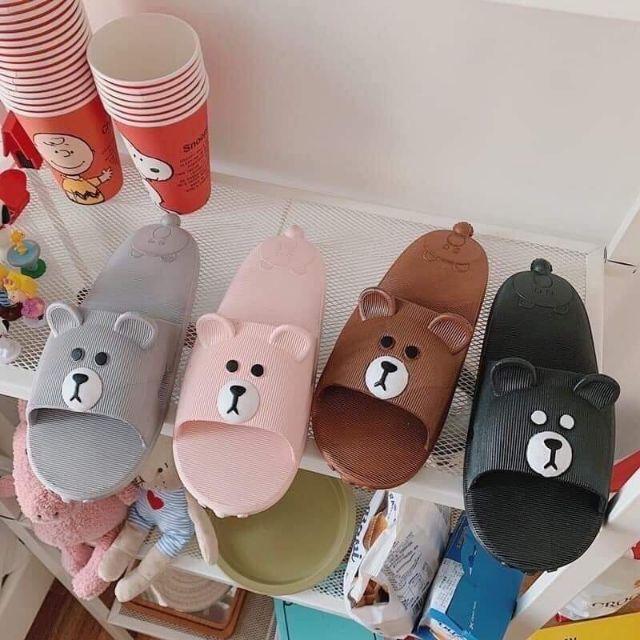 Giày dép gấu mũi trắng hottren