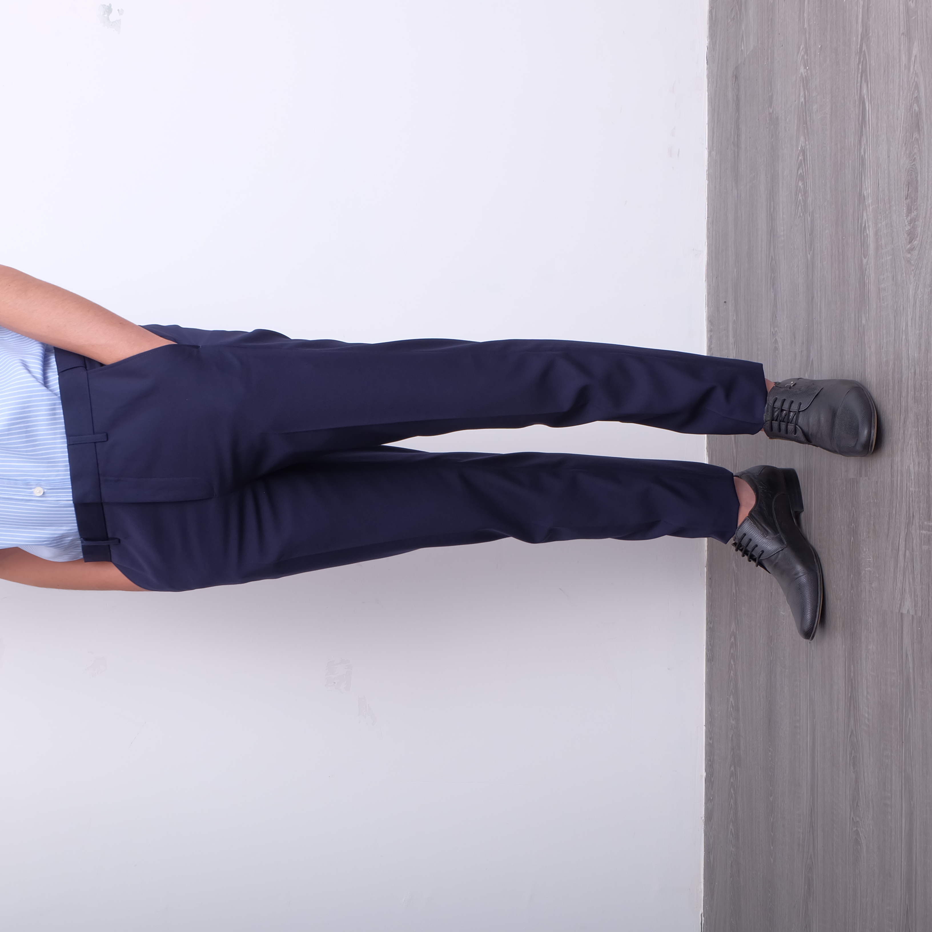 Quần âu nam ALIGRO màu navy form chuẩn slimfit, tôn dáng, chất liệu cao cấp thanh lịch, trang trọng ALGO1055