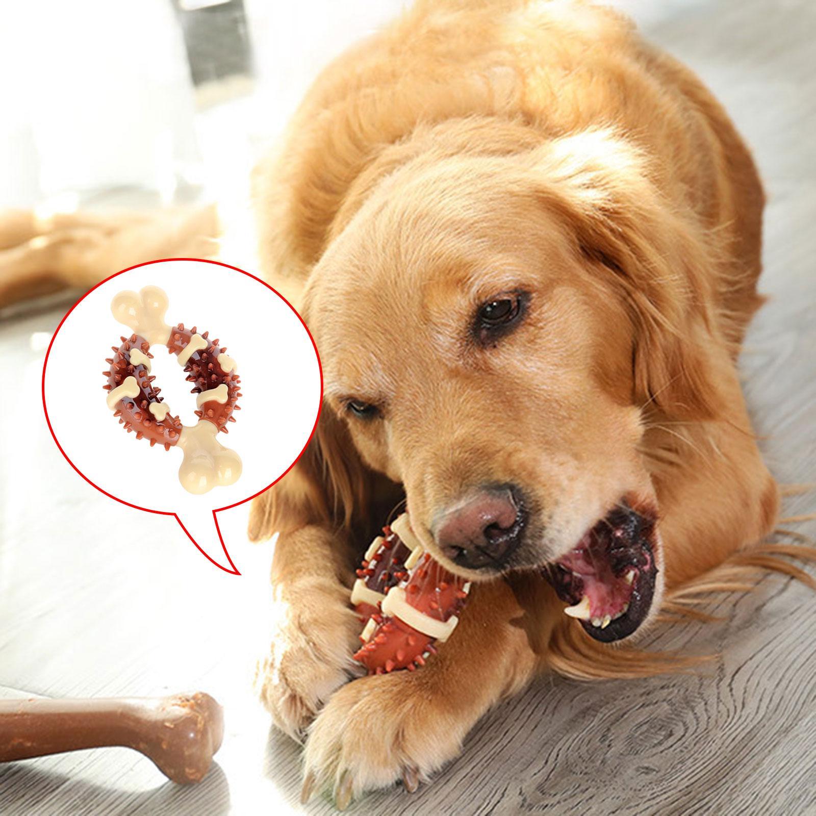 Dog Chew Toy Durable Silicone Portable Tough Chewer for Boredom Relaxing