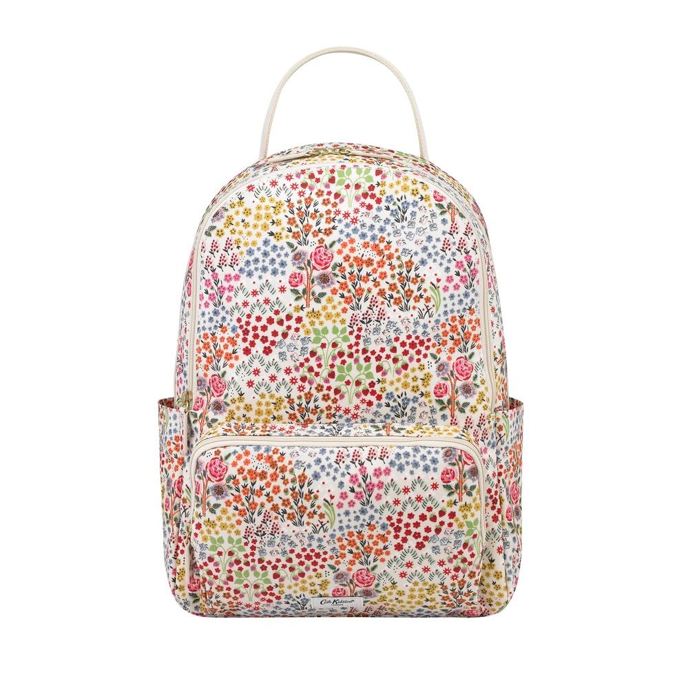 Cath Kidston - Ba lô đi học/đi làm/Pocket Backpack Kingdom Ditsy - Kingdom Ditsy - Cream -1041606