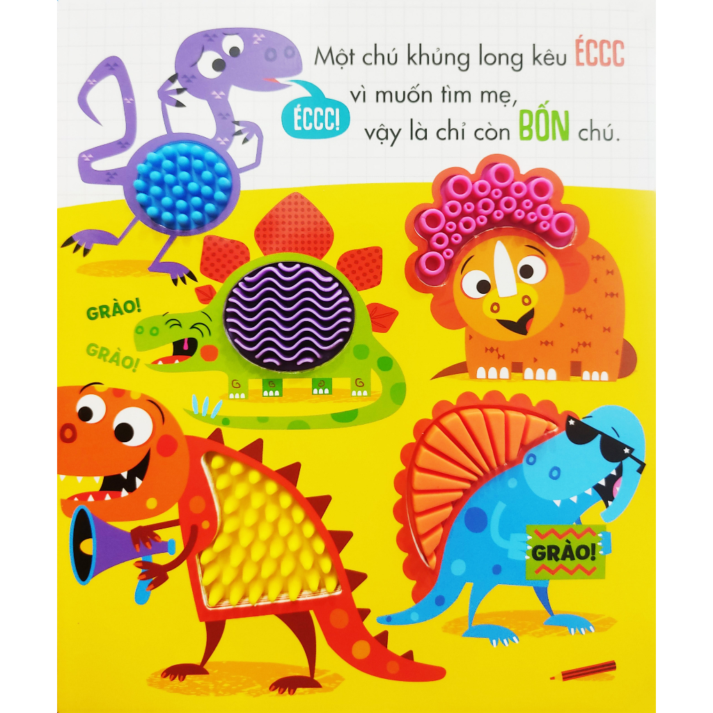 Đừng Chạm Vào Khủng Long - Sách Tương Tác Thông Minh