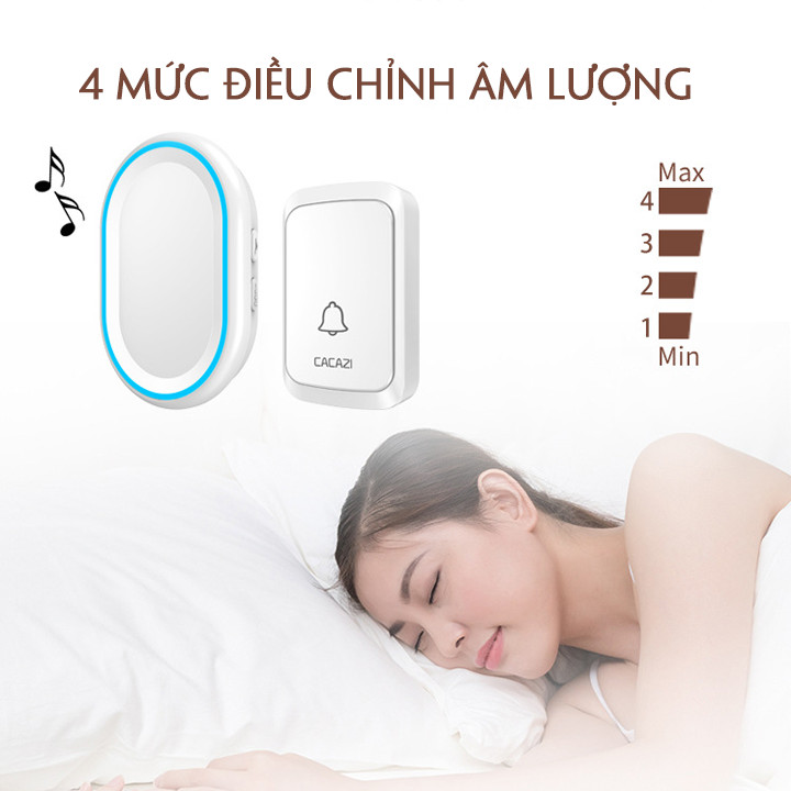 Chuông cửa không dây thông minh chống nước TOP212-2