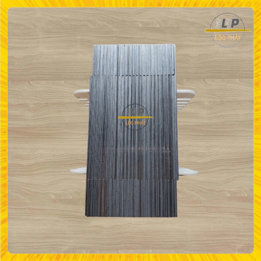 Bộ Fe silic EI 40x50mm có lỗ làm biến áp kích cơ biến áp
