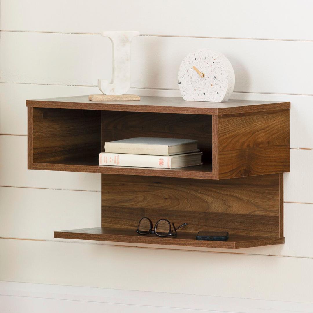 Tủ gỗ đầu giường hiện đại SMLIFE Nicola | Gỗ MDF dày 17mm chống ẩm | D55xR30xC35cm