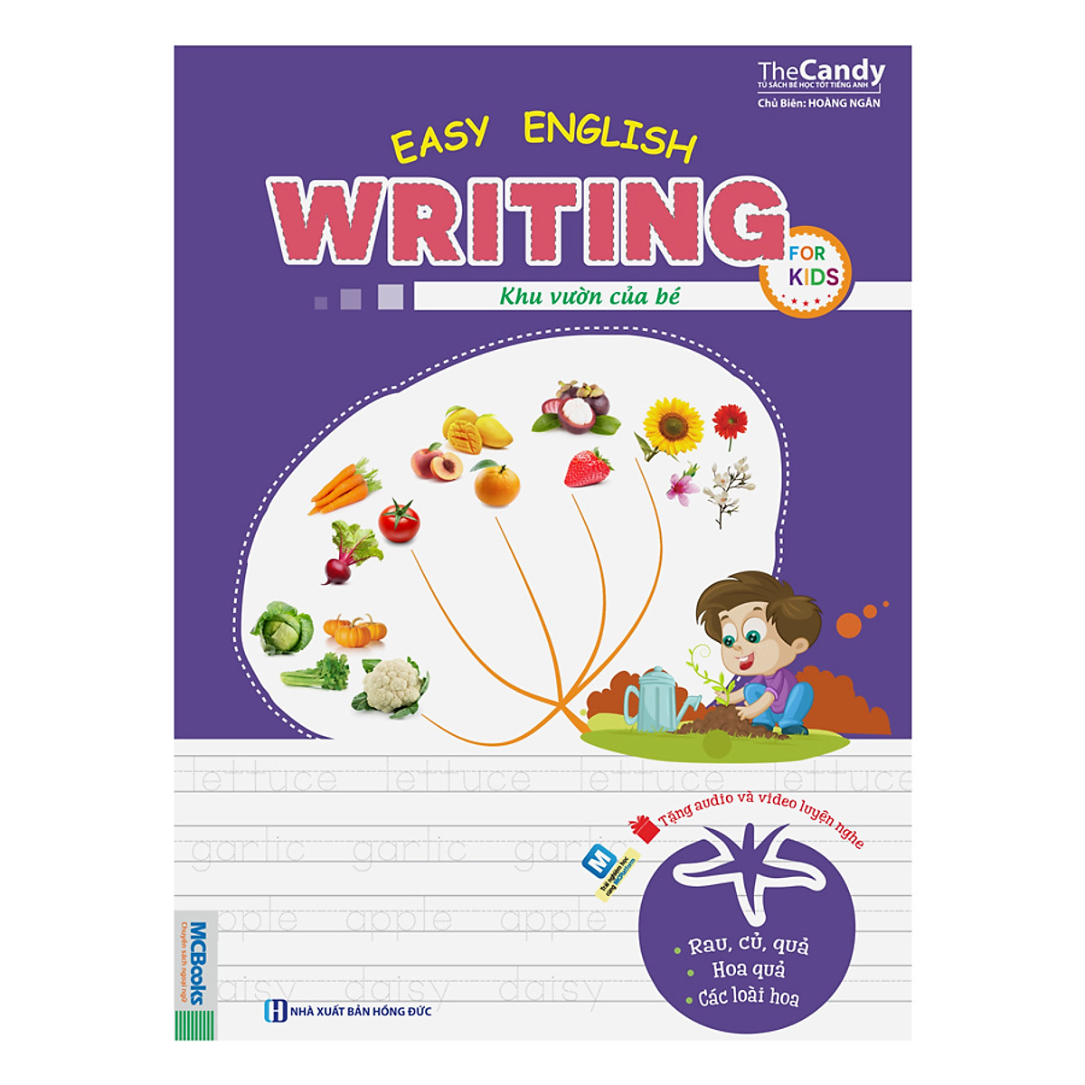 Easy English Writing For Kids - Khu Vườn Của Bé – MinhAnBooks