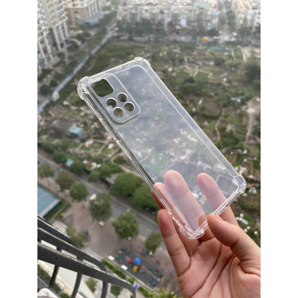 Ốp lưng dẻo cho Xiaomi Redmi 10 chống sốc 4 góc trong suốt , bảo vệ Camera