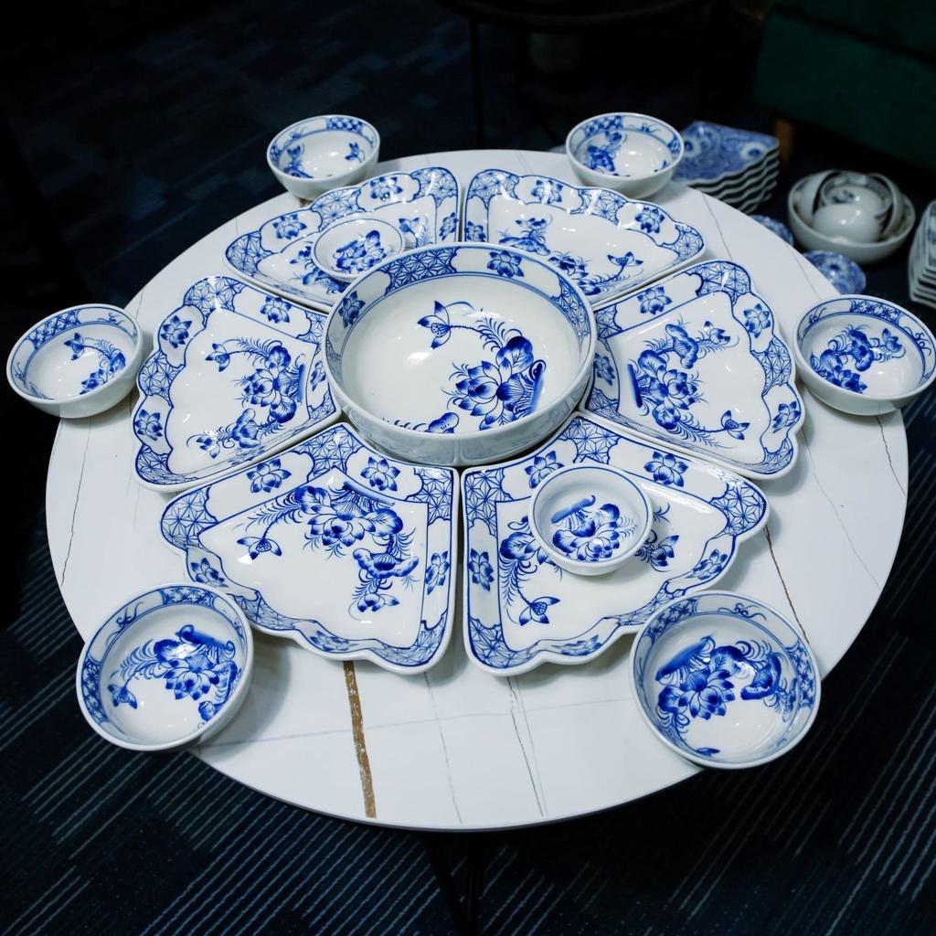 Bộ Hoa Mặt Trời - Bộ Thờ Cúng 15 Sản Phẩm - Sen Xanh