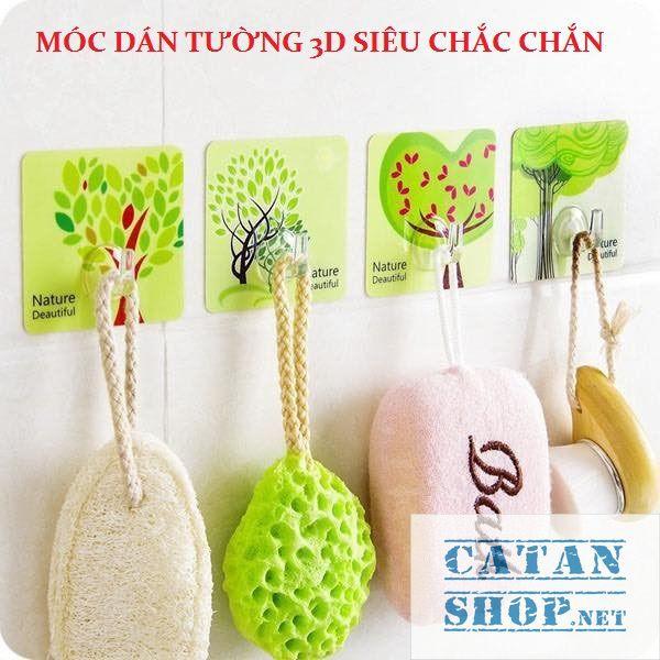 Móc dán tường 3D siêu chắc chắn, MÓC DÁN THẦN THÁNH đa năng siêu chịu lực là sản phẩm rất tiện ích