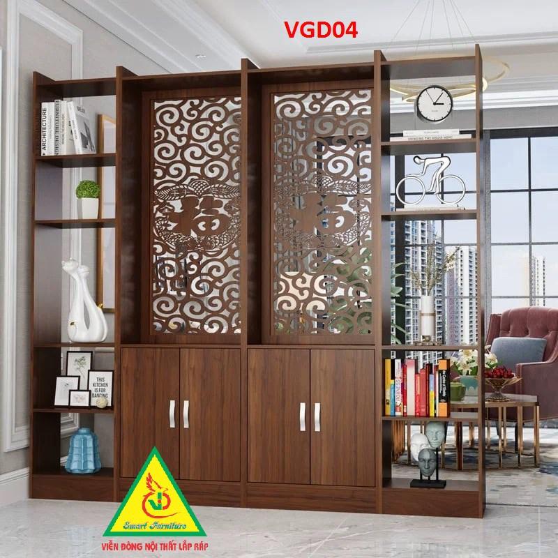 TỦ KỆ TRANG TRÍ KIÊM VÁCH NGĂN VGD03 - Nội thất lắp ráp Viendong Adv