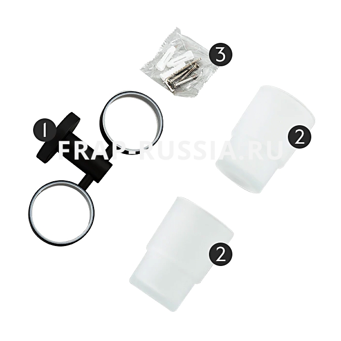 BỘ PHỤ KIỆN NHÀ TẮM ĐEN NHẬP KHẨU NGA FRAP 30