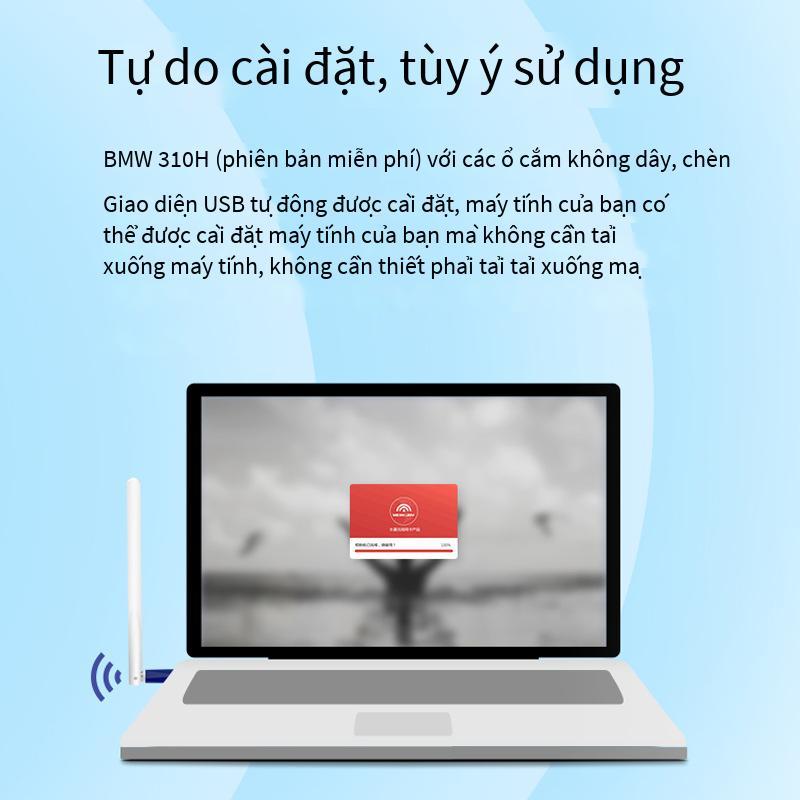 Giao hàng nhanh Thẻ mạng không dây Mercury MW310UH phiên bản không ổ đĩa gia đình máy tính để bàn Bộ thu WiFi xách tay WiFi di động