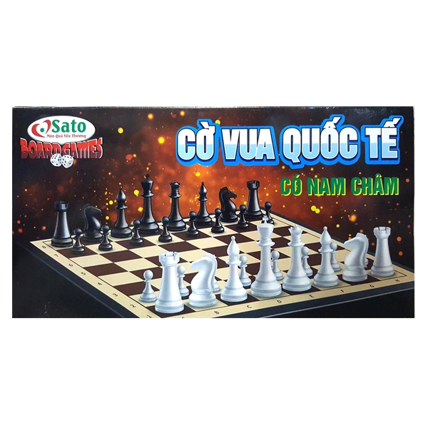 Cờ Vua Quốc Tế Có Nam Châm - Mẫu 2 Sato041