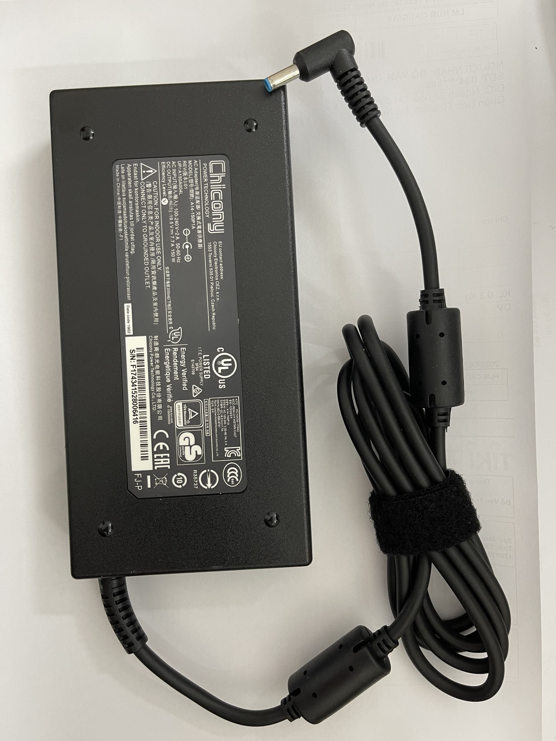 Sạc dành cho (AC Adapter for) Laptop MSI Bravo 15 B5DD B5DD-010 B5DD-010US B5DD-243 B5DD-244 hàng nhập khẩu