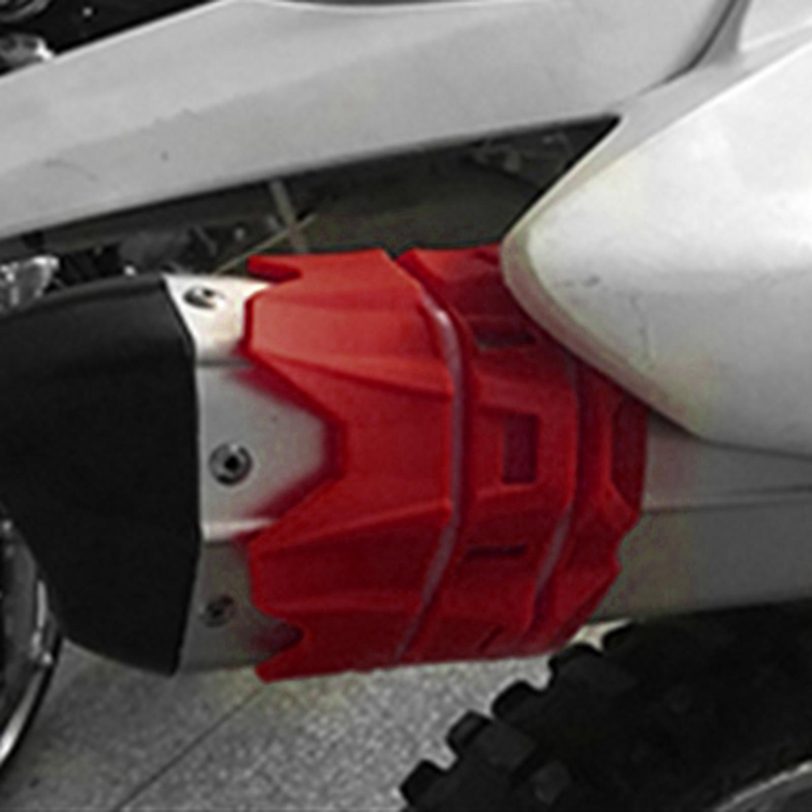 Universal Motorcycle Exhaust Silencer Protector Guard Heat-resist 2/ 4 Stroke