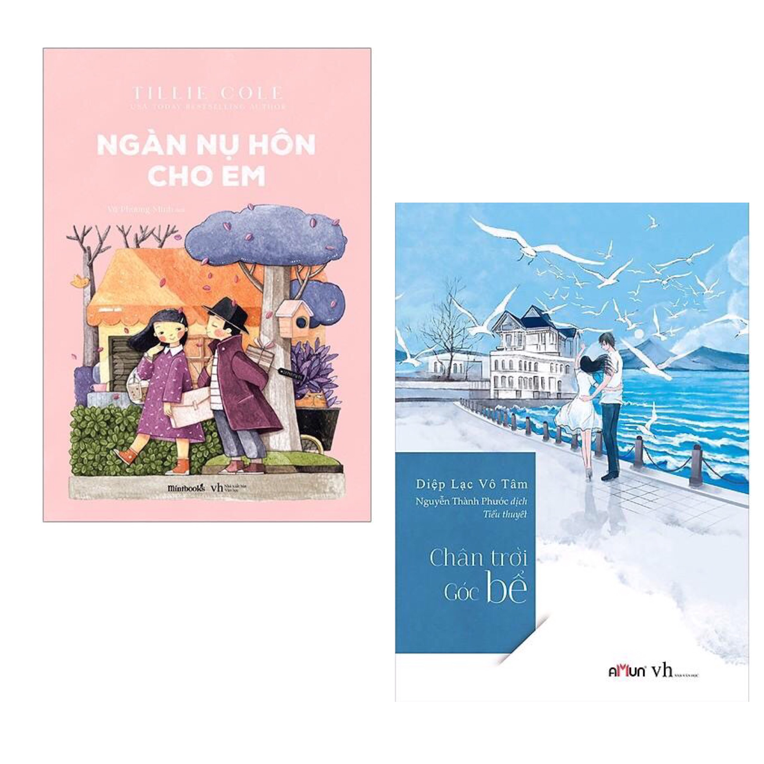 Combo Tiểu Thuyết Lãng Mạn Đặc Sắc: Ngàn Nụ Hôn Cho Em + Chân Trời Góc Bể / Top Những Cuốn Tiểu Thuyết Thu Hút Nhiều Bạn Đọc
