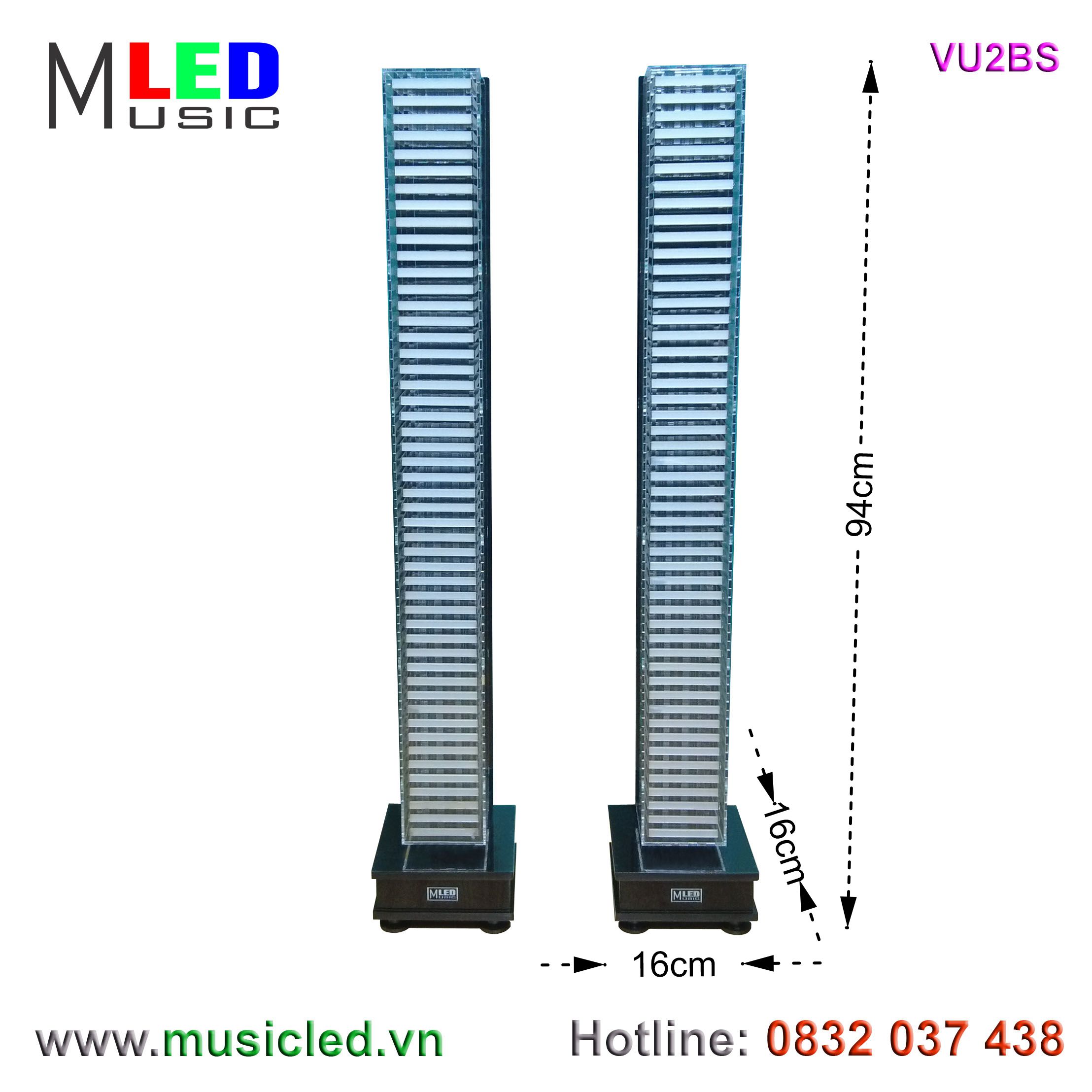 Đôi đèn Music LED nháy theo âm lượng nhạc cỡ lớn (VU2BS)