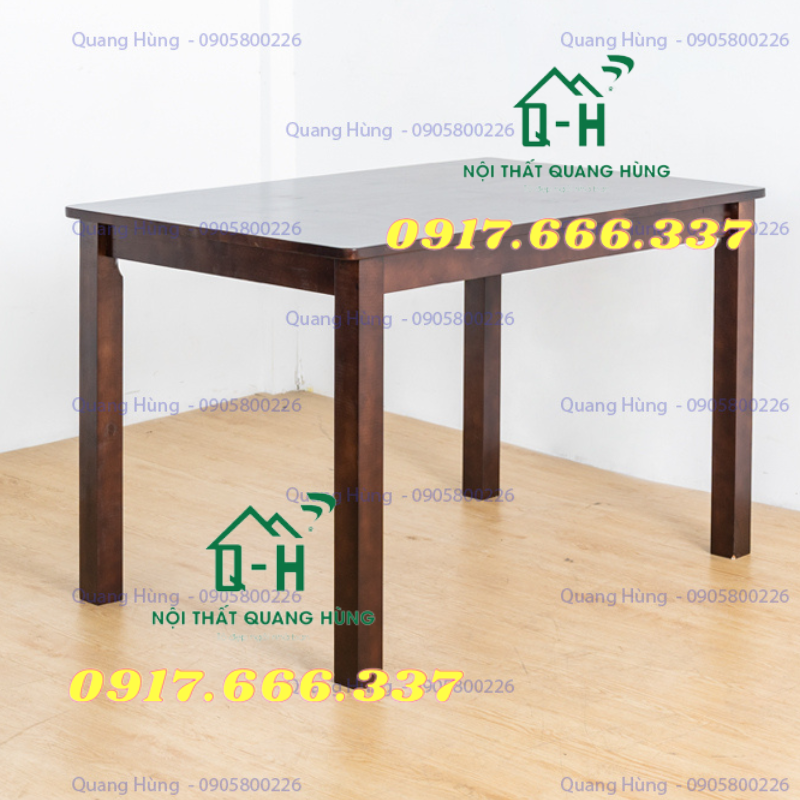 BỘ BÀN ĂN DÀNH CHO GIA ĐÌNH 4 GHẾ MÀU NÂU