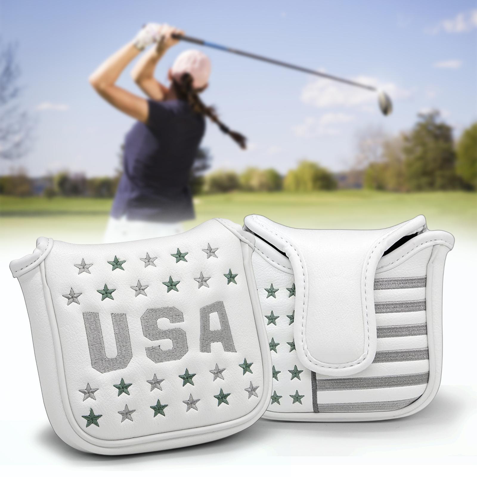 Durable Golf Club Head Cover  Closure  Putter Mallet Waterproof