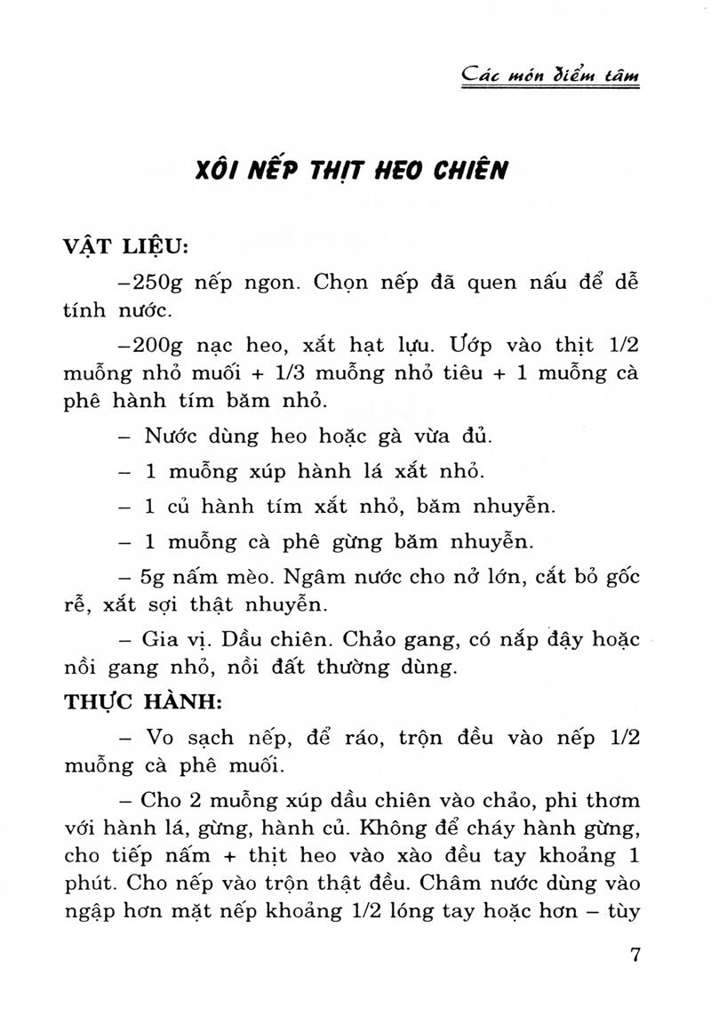 Các Món Điểm Tâm (Tái Bản)