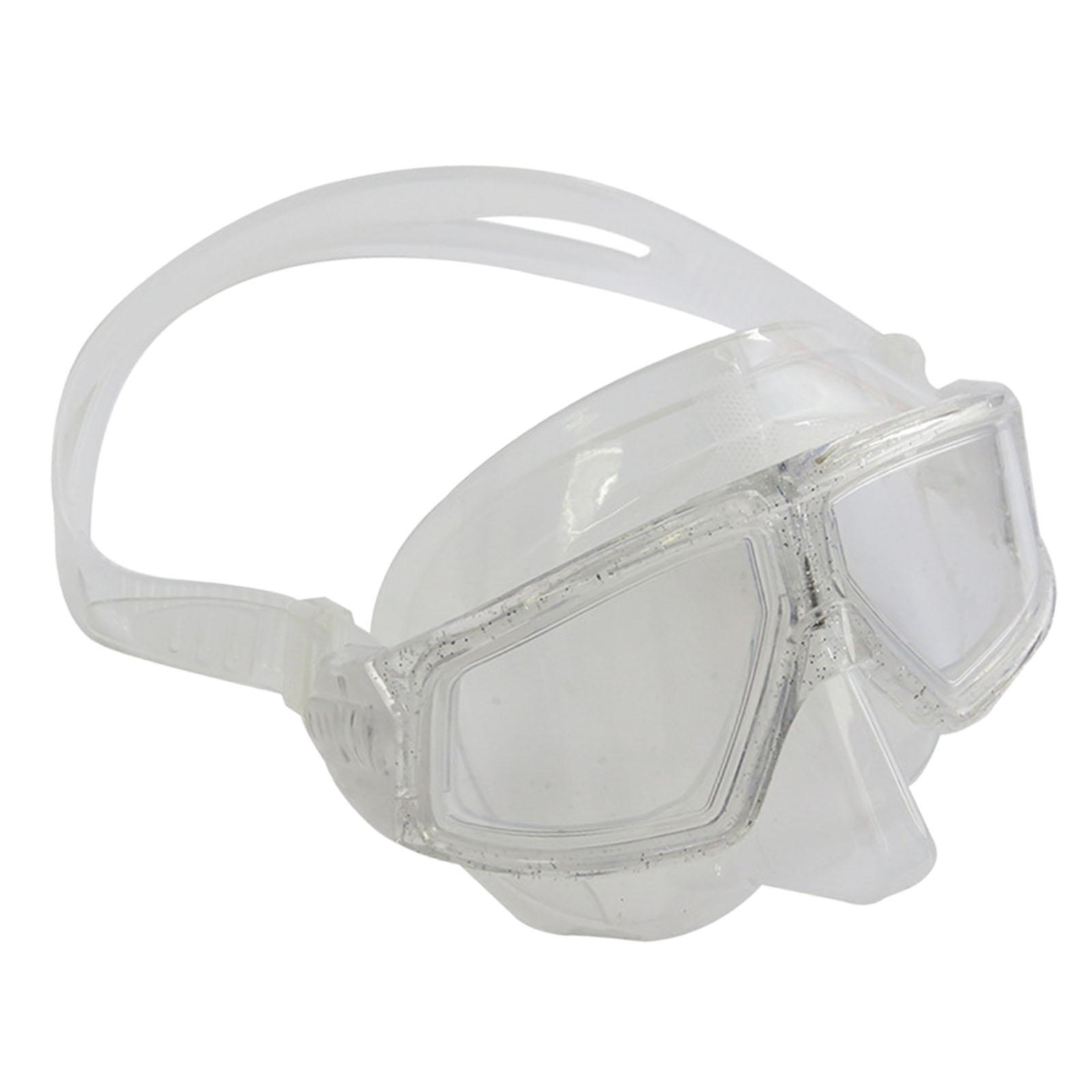Dive Goggles Free Diving Goggles with Nose Cover Snorkel Goggles Panoramic Eyewear