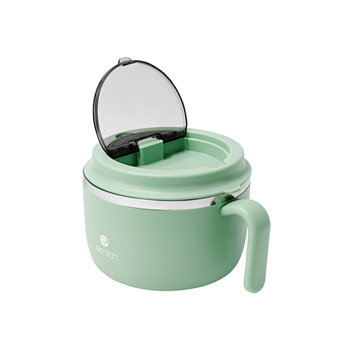 Bát Úp Mì Inox 304 Elmich EL1392 1.4L, Hàng Chính Hãng, Tay Cầm Tiện Lợi, Có Van Hơi - JoyMall