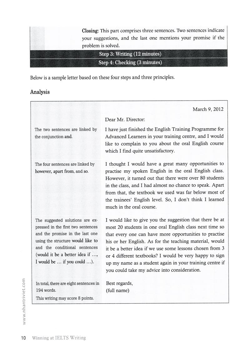 Sách Winning At IELTS Writing (Không CD)