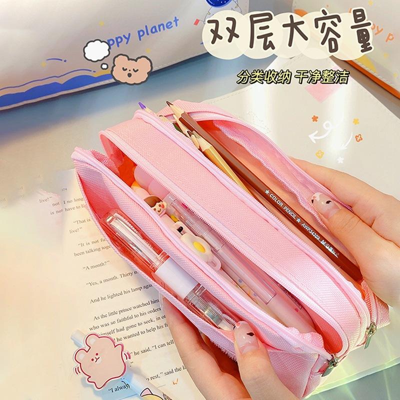 Hộp Đựng Bút Học Sinh Chống Thấm Nước Có Quai Xách BU11