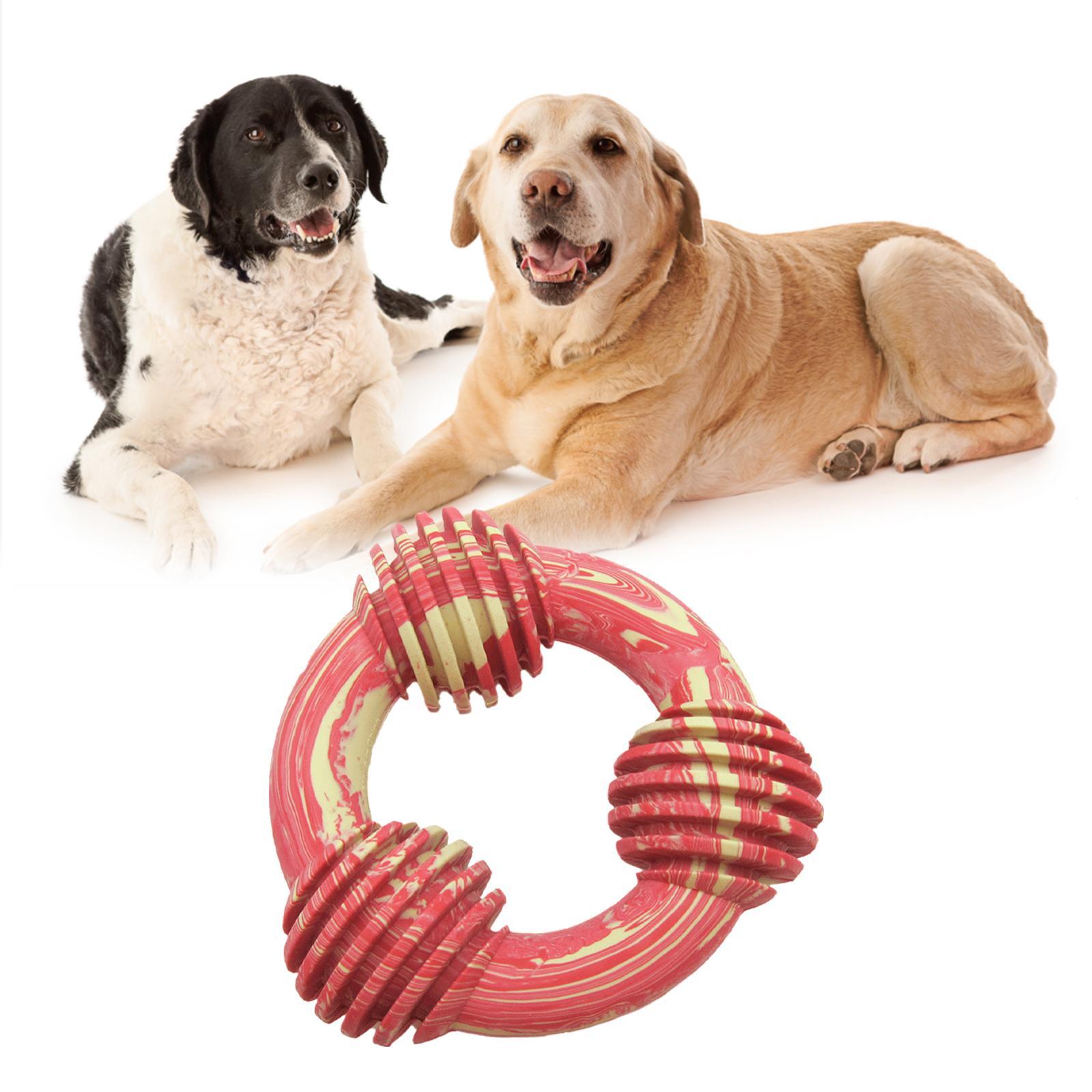 Dog Chew Toys for Aggressive Chewers, Rubber Puppy Chew Toys for Large and