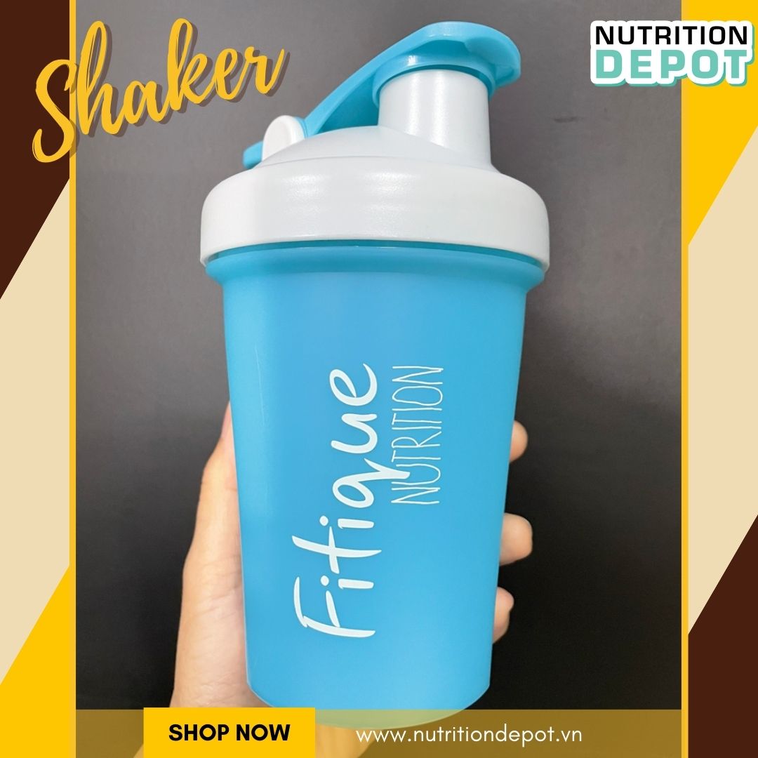 Bình lắc Shaker Fitique Nutrition 400ml phù hợp Gymer, hòa tan dễ dàng - Nutrition Depot Vietnam