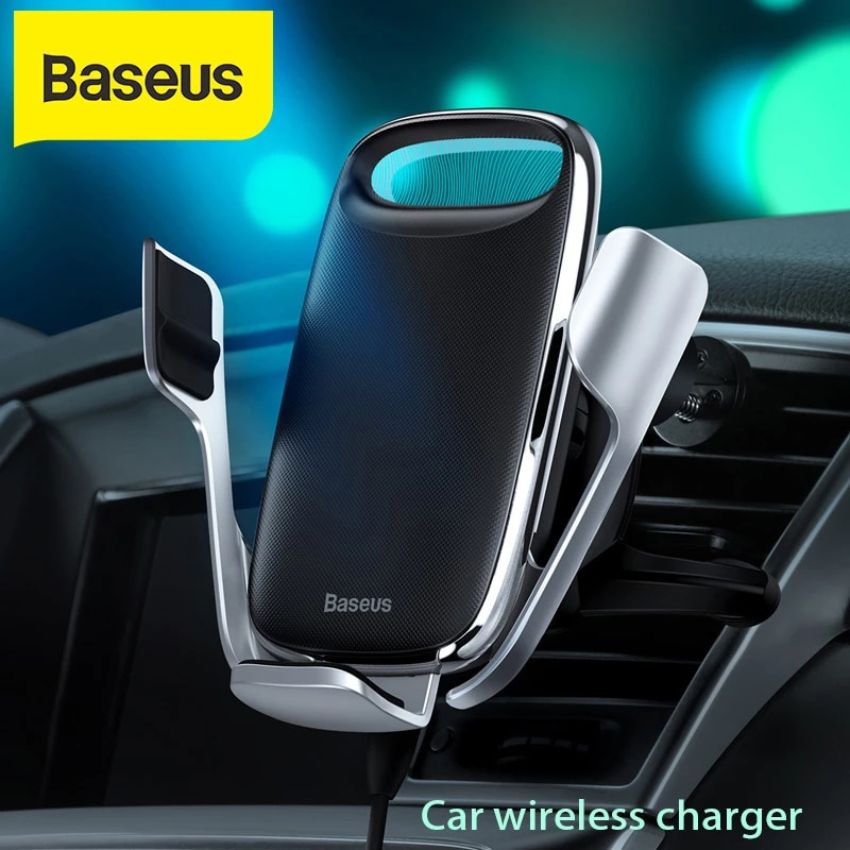 Giá đỡ điện thoại ô tô Baseus Milky Way Electric Bracker wireless Charger 15w - Hàng chính hãng